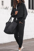 'Valentina' Drawstring Hoodie and Pants Set - Celes Fashion